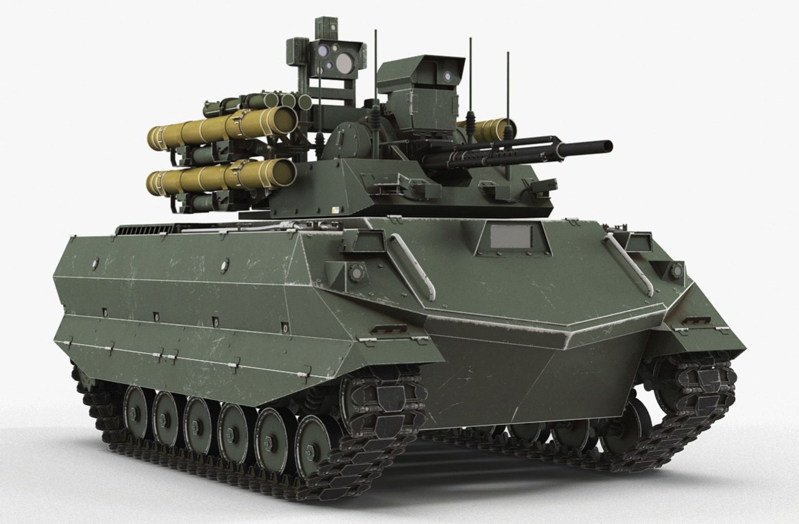 This Is the Robot Tank  Russia Used in Syria The National 